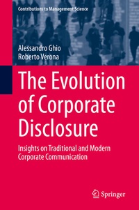 Enlarge image Cover: The Evolution of Corporate Disclosure - Springer