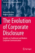 Cover: The Evolution of Corporate Disclosure - Springer