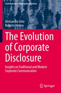 Enlarge image Cover: The Evolution of Corporate Disclosure - Springer