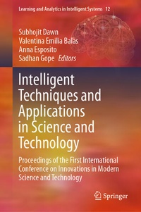 Enlarge image Cover: Intelligent Techniques and Applications in Science and Technology - Springer
