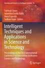 Cover: Intelligent Techniques and Applications in Science and Technology - Springer