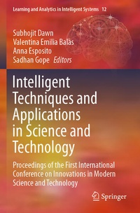 Enlarge image Cover: Intelligent Techniques and Applications in Science and Technology - Springer