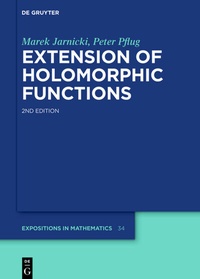 Abbildung von: Extension of Holomorphic Functions - De Gruyter
