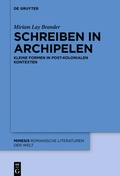 Cover: Schreiben in Archipelen - De Gruyter