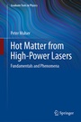 Cover: Hot Matter from High-Power Lasers - Springer