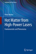 Cover: Hot Matter from High-Power Lasers - Springer