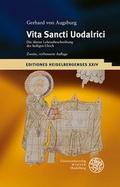 Cover: Gerhard von Augsburg: Vita Sancti Uodalrici - Universit&auml;tsverlag Winter
