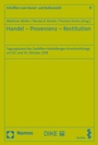Cover: Handel - Provenienz - Restitution - Nomos