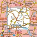 Cover: C3530 Wolfsburg Topographische Karte 1 : 100 000 - Landesamt f&uuml;r Vermessung und Geoinformation Sachsen-Anhalt (LVermGeo)