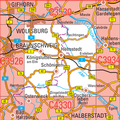 Cover: C3930 Helmstedt Topographische Karte 1 : 100 000 - Landesamt f&uuml;r Vermessung und Geoinformation Sachsen-Anhalt (LVermGeo)