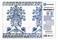 Abbildung von: AZULEJOS 1, Tischdeko-Block, 4 x 12 Blatt - Tischfreude Verlag