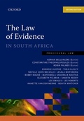 Cover: Law of Evidence - Oxford University Press Southern Africa