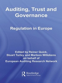 Enlarge image Cover: Auditing, Trust and Governance - Routledge