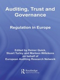 Cover: Auditing, Trust and Governance - Routledge