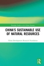 Cover: China's Sustainable Use of Natural Resources - Routledge