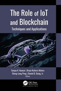 Cover: The Role of IoT and Blockchain - Apple Academic Press Inc.