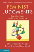 Cover: Feminist Judgments - Cambridge University Press