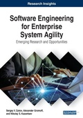 Cover: Software Engineering for Enterprise System Agility: Emerging Research and Opportunities - IGI Global