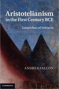 Cover: Aristotelianism in the First Century BCE - Cambridge University Press