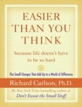 Cover: Easier Than You Think ...because life doesn't have to be so hard - HarperCollins