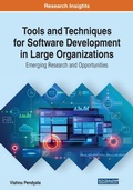 Cover: Tools and Techniques for Software Development in Large Organizations: Emerging Research and Opportunities - Business Science Reference