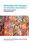 Cover: Didactique du francais en contextes minoritaires - University of Ottawa Press