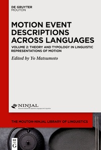 Abbildung von: Motion Event Descriptions from a Cross-Linguistic Perspective / Theory and Typology - De Gruyter Mouton