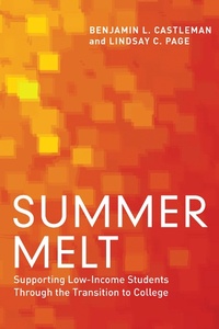 Abbildung von: Summer Melt - Harvard Education Press