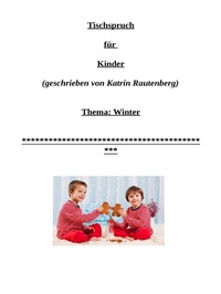 Abbildung von: Kinder-Tischspruch - BoD E-Short