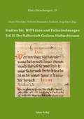 Abbildung von: Stadtrechte, Willküren und Polizeiordnungen - Lukas Verlag für Kunst- und Geistesgeschichte