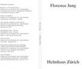 Cover: Florence Jung - Helmhaus
