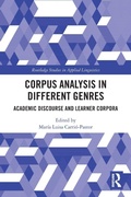 Cover: Corpus Analysis in Different Genres - Routledge