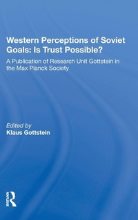 Enlarge image Cover: Western Perceptions Of Soviet Goals - Routledge