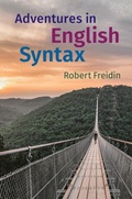 Cover: Adventures in English Syntax - Cambridge University Press