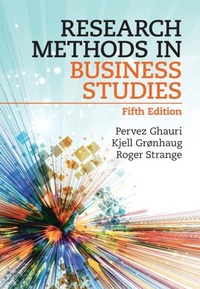 Enlarge image Cover: Research Methods in Business Studies - Cambridge University Press