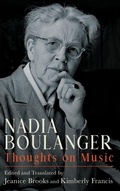 Cover: Nadia Boulanger - University of Rochester Press