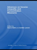 Cover: Advances on Income Inequality and Concentration Measures - Routledge