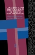 Cover: Community and the Economy - Routledge