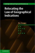 Cover: Relocating the Law of Geographical Indications - Cambridge University Press