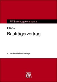Abbildung von: Bauträgervertrag - RWS