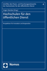 Abbildung von: Hochschulen für den öffentlichen Dienst - Nomos
