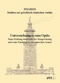 Cover: Untersuchungen zum Optio - VML Vlg Marie Leidorf