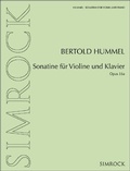 Cover: Sonatine f&uuml;r Violine und Klavier - Benjamin, A J