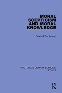 Abbildung von: Moral Scepticism and Moral Knowledge - Routledge