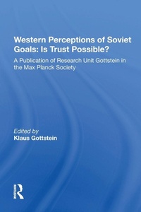 Enlarge image Cover: Western Perceptions Of Soviet Goals - Routledge