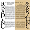 Cover: Reading & Writing. 25 Manifestos - Maro
