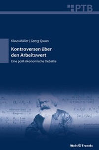 Enlarge image Cover: Kontroversen über den Arbeitswert - WeltTrends
