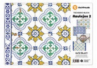 Abbildung von: AZULEJOS 2, Tischdeko-Block, 4 x 12 Blatt - Tischfreude Verlag