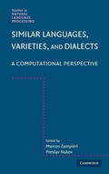Cover: Similar Languages, Varieties, and Dialects - Cambridge University Press