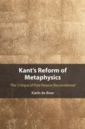 Cover: Kant's Reform of Metaphysics - Cambridge University Press